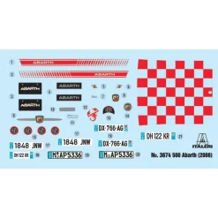 2008 500 Abarth 1/24 Kit 1:24 scale Plastic by Italeri