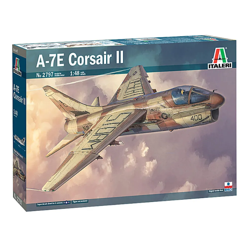 A-7E Corsair Ii 1/48 Kit 1:48 Scale Plastic Model Kit by Italeri