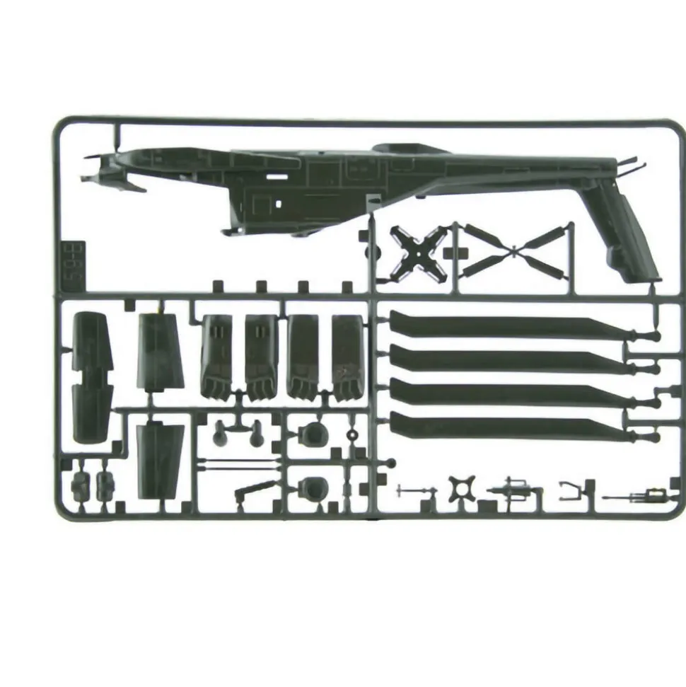 AH-64A Apache 1/72 Kit 1:72 Scale Plastic Model Kit by Italeri