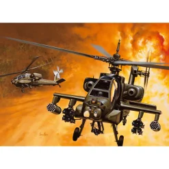 AH-64A Apache 1/72 Kit 1:72 Scale Plastic Model Kit by Italeri