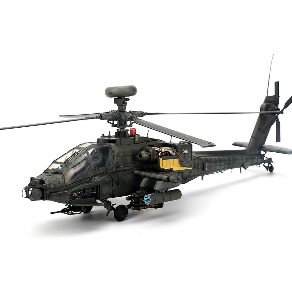 AH-64D Apache Longbow - Charlie Company - U.S. Army Operation Iraqi Freedom 1:48 Scale Diecast Helicopter by Bless Wing