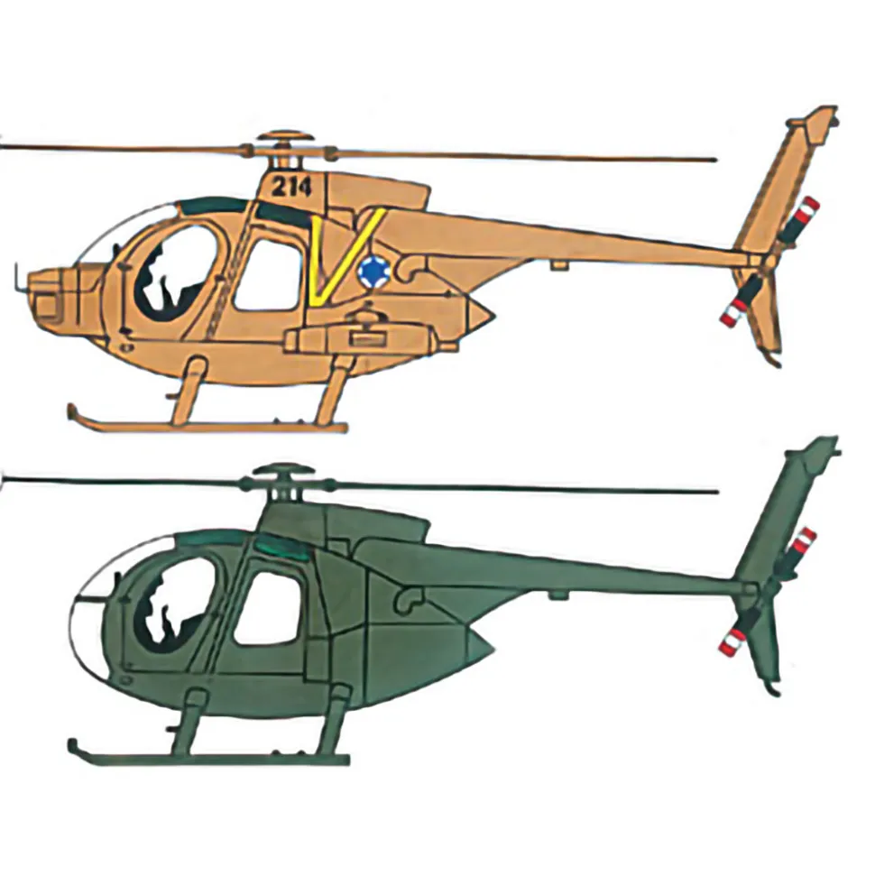 AH-6 Night Fox 1/72 Kit 1:72 scale Plastic by Italeri