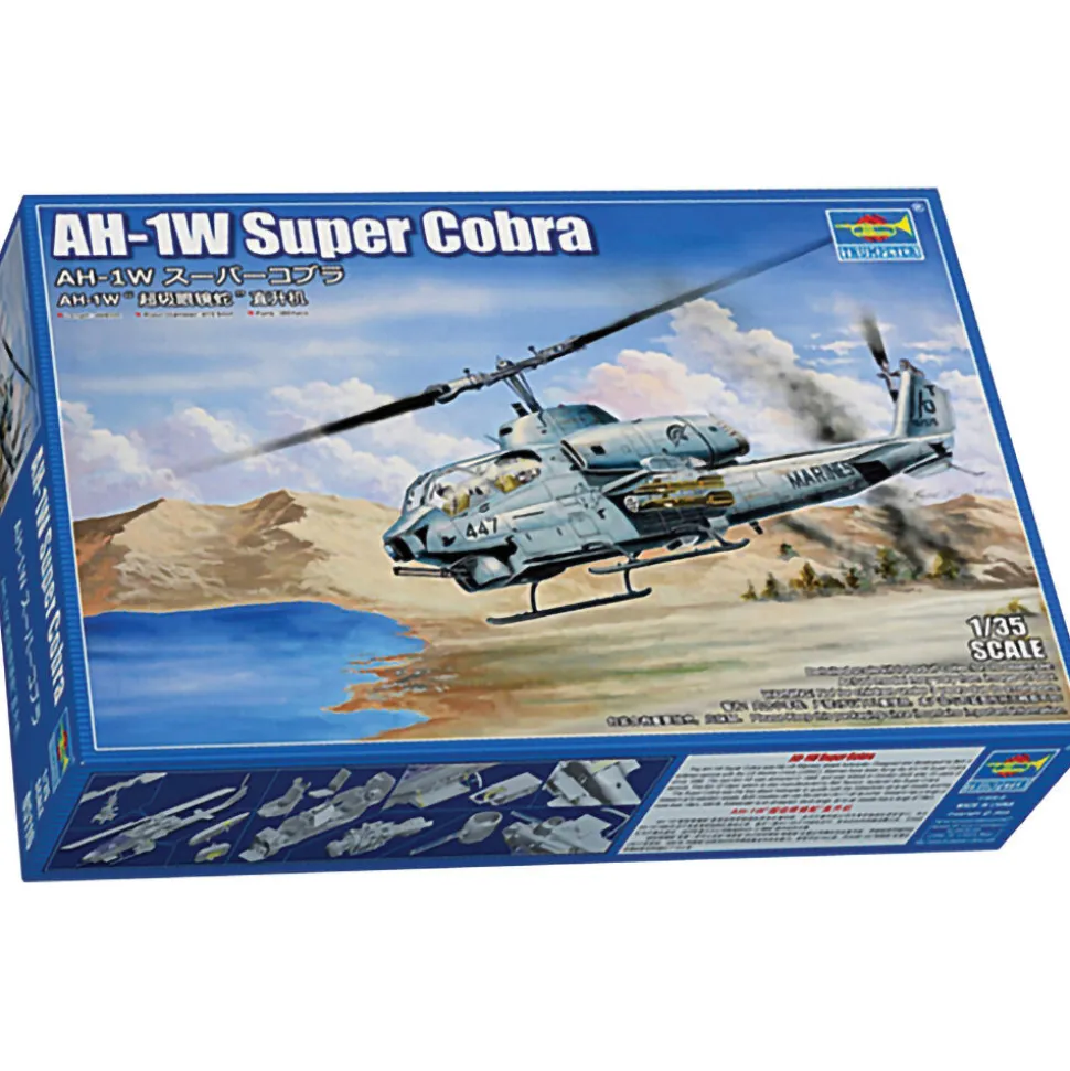 AH-1W Super Cobra 1/35 Kit 705116 1:35 scale Plastic by Trumpeter