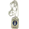 Air Force Dog Tag Necklace CK2126 Lightweight Stainless Steel by Ramson's Imports, Inc