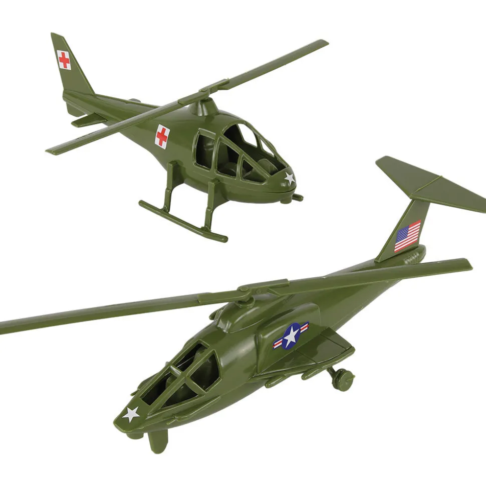 Air Support Helicopters 1/50 Plastic Set Tim Mee (67920) 1:50 scale Plastic by Tim Mee