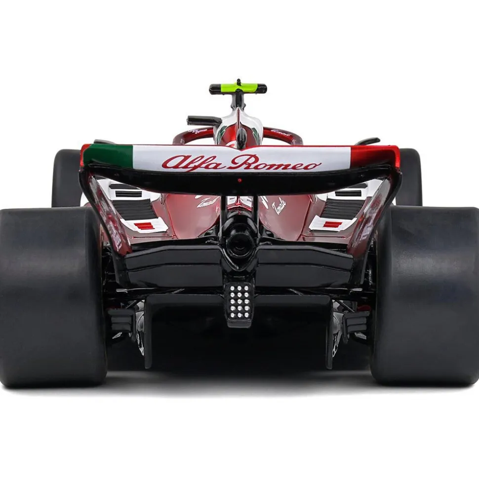 2022 Alfa Romeo F1 C42 Z.Guanyu White Canada GP 2022 1:18 Scale Diecast Model Car by Solido