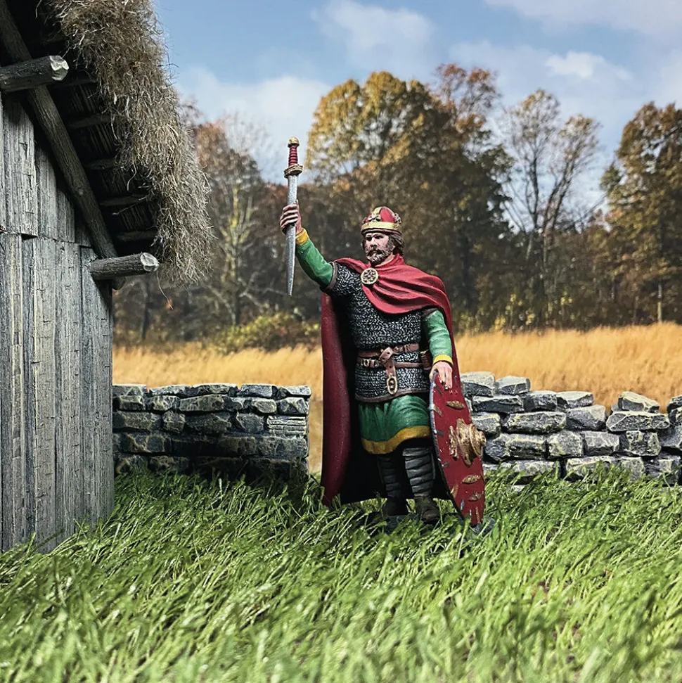 Alfred The Great, Anglo- Saxon King, 886 1/30 Figure William Britain (10201) 1:30 scale Metal by William Britain