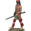 "Along the Deer Trail" Native Warrior Walking William Britain (16172) 1:30 Scale Metal by William Britain