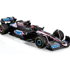2024 Alpine F1 Team A524 w/helmet - Ocon #31 1:43 Scale Diecast Model Car by Bburago