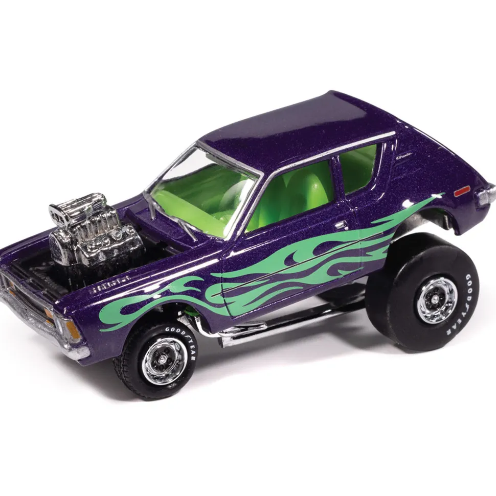 1971 AMC Gremlin (Zingers) - Metallic Passion Purple 1:64 Scale Diecast Model Car by Johnny Lightning
