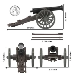 American Civil War 1/32 Artillery Transport Set BMC Toys (67393) 1:32 Scale Plastic by BMC Toys