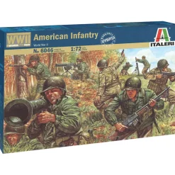 American Infantry (WWII) 1/72 Figures 1:72 Scale Plastic Model Kit by Italeri
