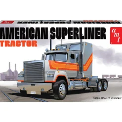 American Superliner Semi Tractor 1:24 Scale Plastic Model Kit by AMT