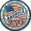 America 250 Years Magnet Desperate Enterprises (M9278) by Desperate Enterprises