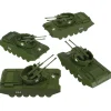 Anti-Aircraft Tanks 1/48 Plastic 4-Piece Set BMC Toys (48543) 1:48 scale Plastic by BMC Toys