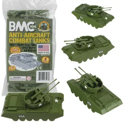 Anti-Aircraft Tanks 1/48 Plastic 4-Piece Set BMC Toys (48543) 1:48 scale Plastic by BMC Toys