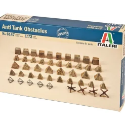 Anti Tank Obstacles 1/72 Kit 1:72 Scale Plastic by Italeri
