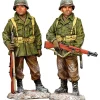 A Pair of GIs 1/30 Figure K&C (BBA115) 1:30 scale Metal by King and Country