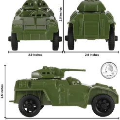 Armored Patrol 1/32 Plastic Cars Tim Mee (67761) 1:32 scale Plastic by Tim Mee