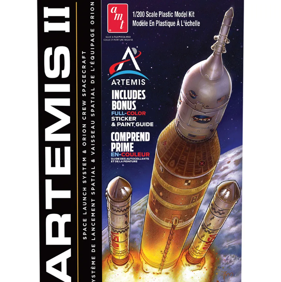 Artemis II 1/200 Kit w/ stickers AMT Models (AMT1557M) 1:200 scale Plastic by AMT