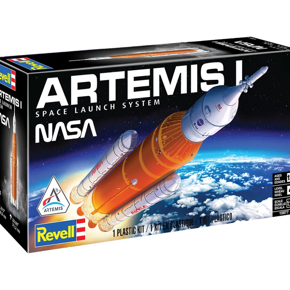 ARTEMIS I SPACE LAUNCH SYSTEM 1:144 Scale Plastic Model Kit by Revell