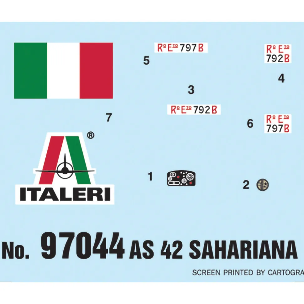 AS 42 Sahariana 1/72 Kit 1:72 scale Plastic by Italeri