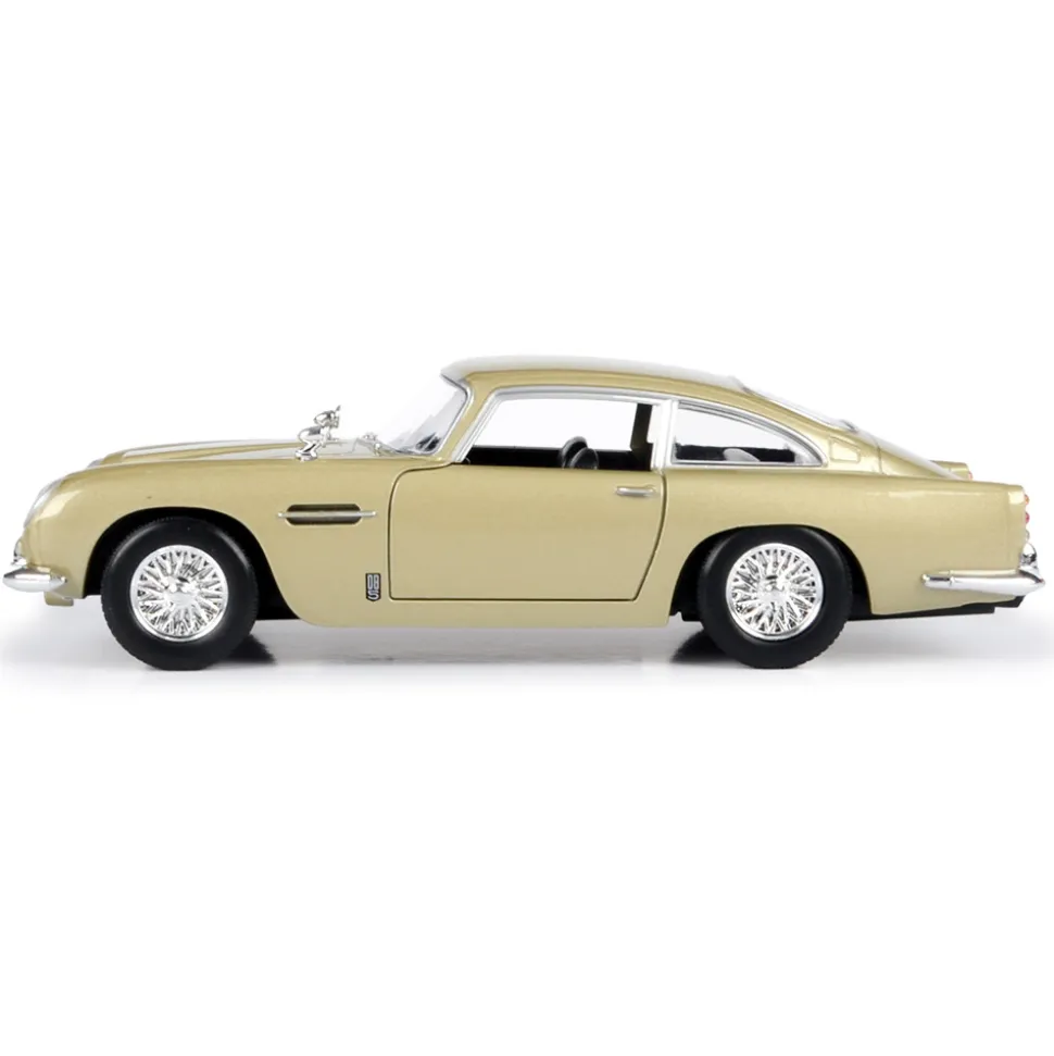 Aston Martin DB5 - Beige 1:24 Scale Diecast Model Car by Motormax