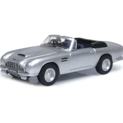 Aston Martin DB6 Mark 2 Volante - Silver Birch 1:87 Scale Diecast Model Car by Oxford Diecast