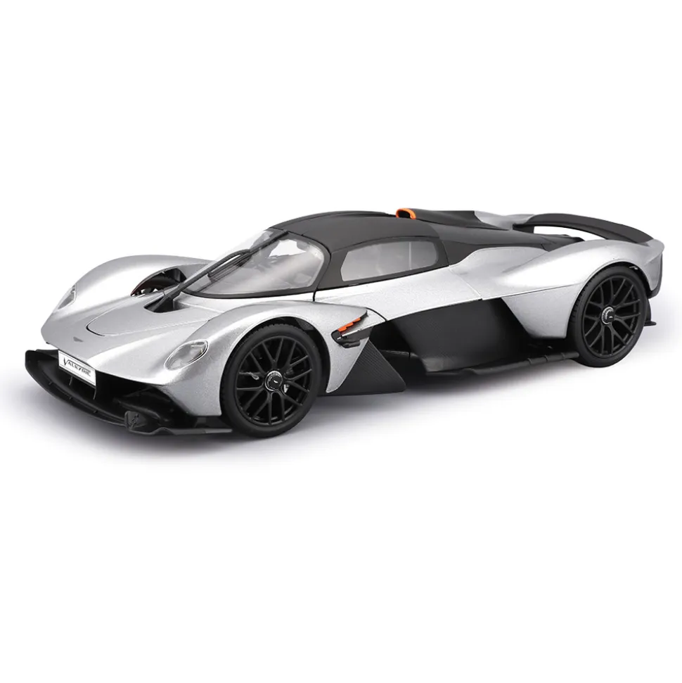 2022 Aston Martin Valkyrie - Silver 1:18 Scale Diecast Model Car by Maisto