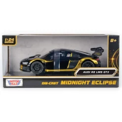 Audi R8 LMS GT3 - Midnight Eclipse 1:24 Scale Diecast Model Car by Motormax