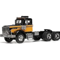 1965 Autocar A64 - Black & Orange 1:43 Scale Diecast Model Truck by IXO Models