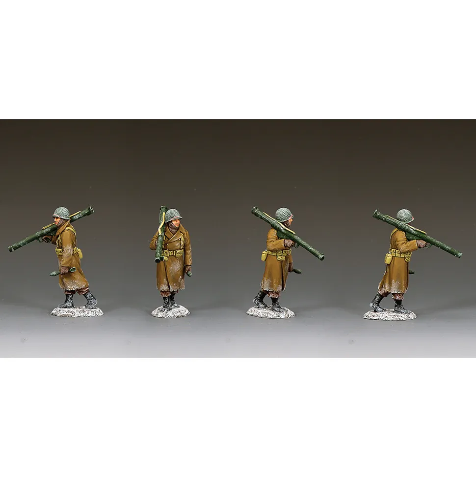 A Walking Bazooka Guy 1/30 Figure K&C (BBA117) 1:30 scale Metal by King and Country