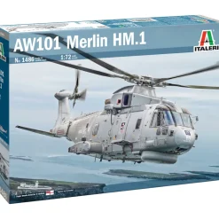 AW101 Merlin 1/72 Kit 1:72 scale Plastic by Italeri