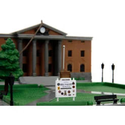 Back to the Future Hill Valley Courthouse - Nano Scene Diecast Model Car by Jada Toys
