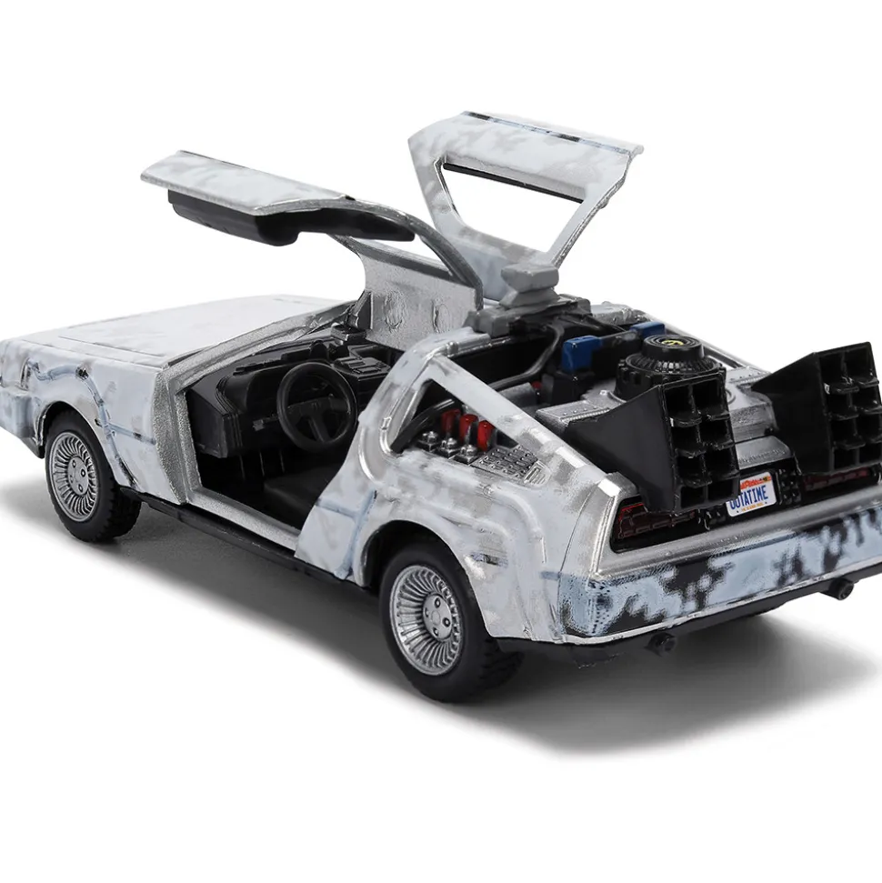 Back To The Future 40th Anniversary DeLorean Time Machine & Doc Brown Truck 1:32 Scale Diecast Model Car by Jada Toys
