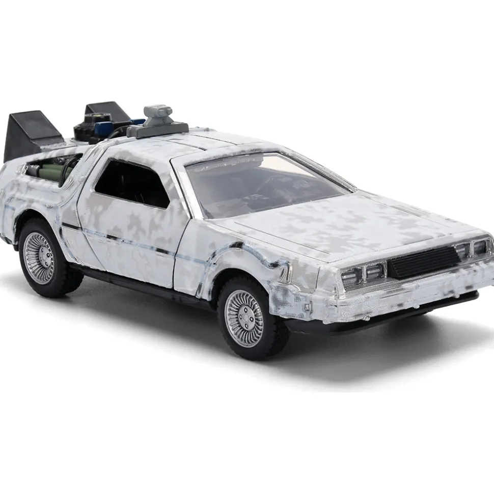 Back To The Future 40th Anniversary DeLorean Time Machine & Doc Brown Truck 1:32 Scale Diecast Model Car by Jada Toys
