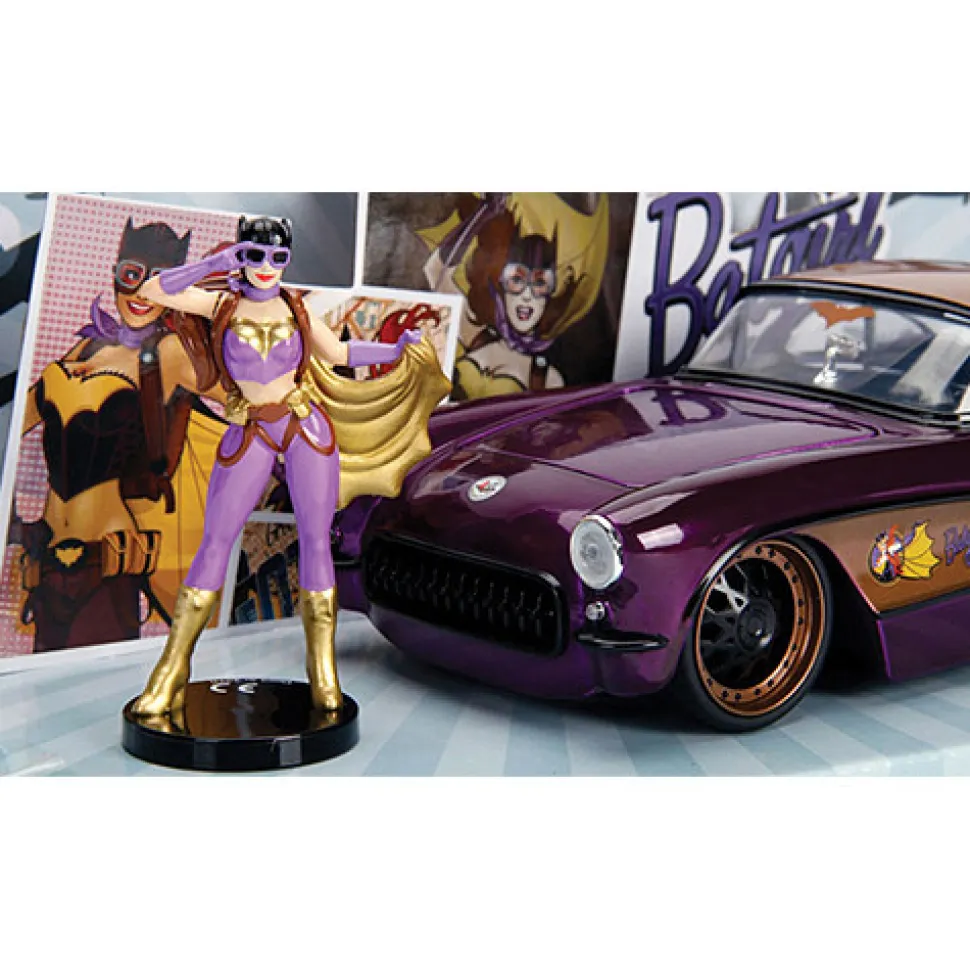 Batgirl 1957 Corvette Bombshell 1:24 Scale Diecast Model by Jada Toys