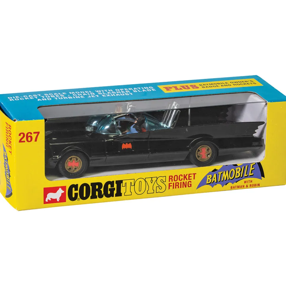 Batmobile with Batman and Robin 1:46 Scale Diecast Model Car by Corgi