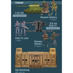 Battle For The Reichstag 1/72 Figure Kit 1:72 Scale Plastic Model Kit by Italeri