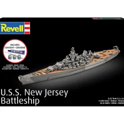 Battleship USS New Jersey Complete Model Kit 1:1200 Scale Plastic Model Kit by Revell