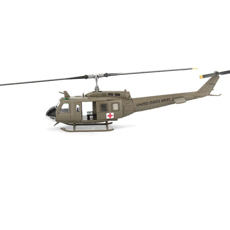 Bell UH-1H Iroquois "Huey" 1/72 Die Cast Model - 57th Medical "Dustoff" Detachment, U.S. Army, Vietnam, 1967 1:72 scale Diecast Helicopter by Bless Wing