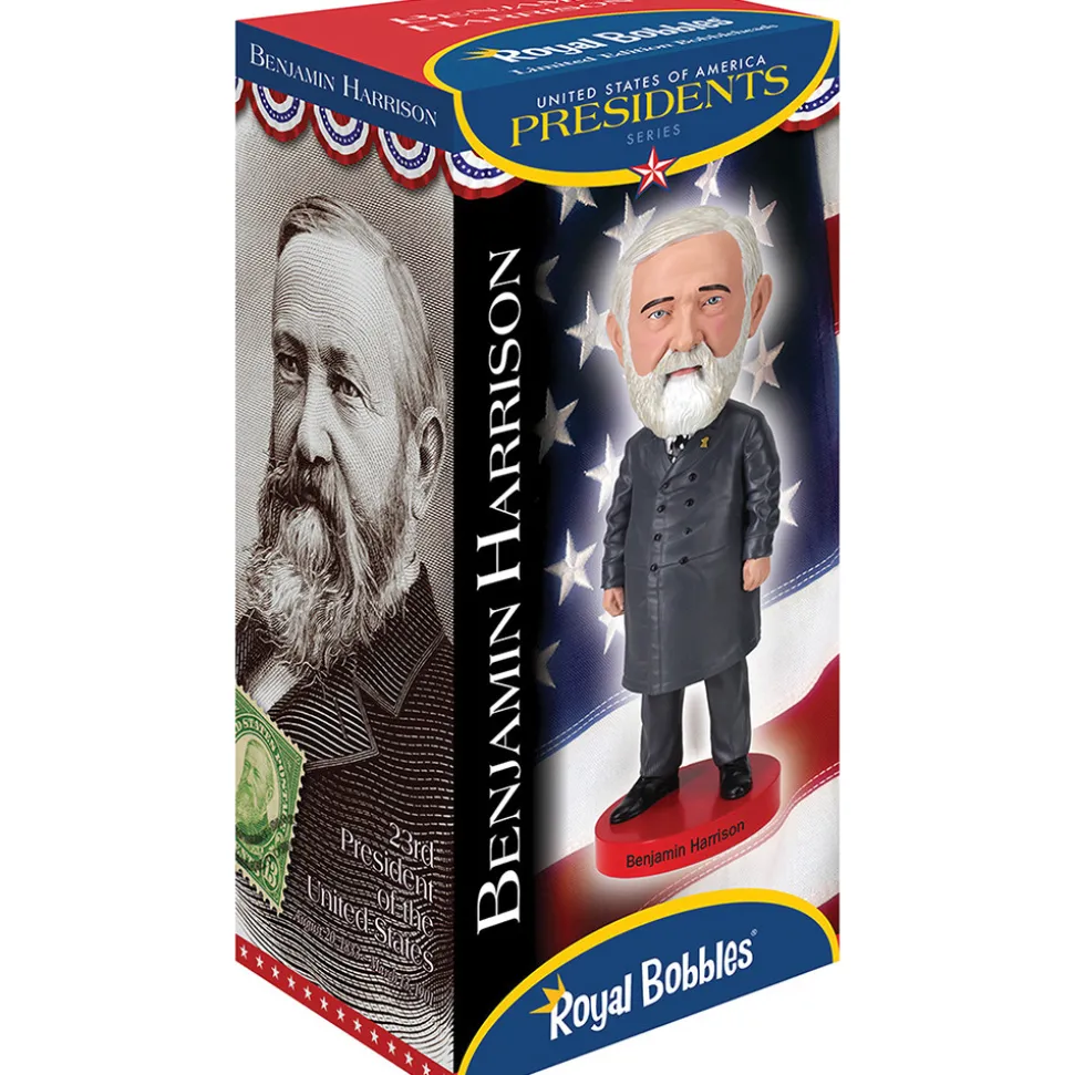 Benjamin Harrison Bobblehead Royal Bobbles (RB1398) Resin by Royal Bobbles
