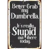 Better Grab My Dumbrella Metal Sign Lone Star Art (MS100621-02) by Lone Star Art