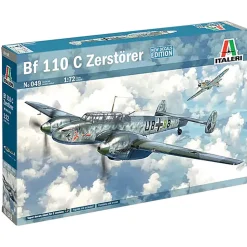 Bf-110C 1/72 Kit Italeri (0049s) 1:72 Scale Plastic by Italeri