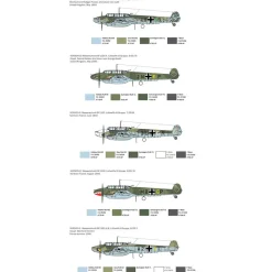 Bf-110C 1/72 Kit Italeri (0049s) 1:72 Scale Plastic by Italeri