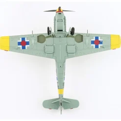 BF 109E-3 1/48 Die Cast Model - HA8724 Jan Reznak, Luftwaffe 13.(slow)/JG 52, White 2, USSR, Jan. 1:48 scale by Hobby Master