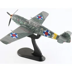 BF 109E-3 1/48 Die Cast Model - HA8724 Jan Reznak, Luftwaffe 13.(slow)/JG 52, White 2, USSR, Jan. 1:48 scale by Hobby Master