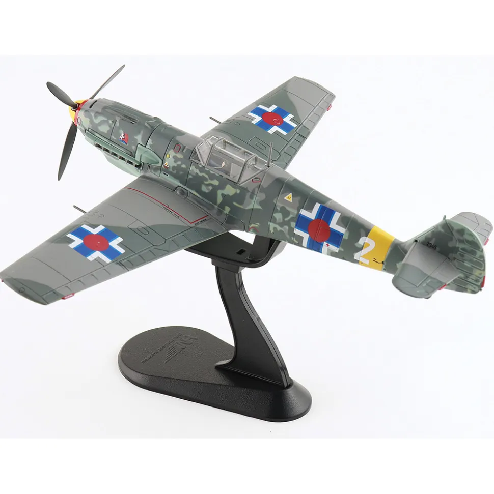 BF 109E-3 1/48 Die Cast Model - HA8724 Jan Reznak, Luftwaffe 13.(slow)/JG 52, White 2, USSR, Jan. 1:48 scale by Hobby Master
