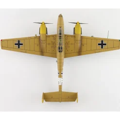 BF 110E-2 1/72 Die Cast Model 7./ZG 26, Italy 1941 1:72 scale Metal by Hobby Master