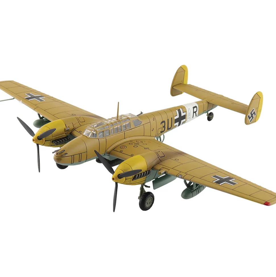 BF 110E-2 1/72 Die Cast Model 7./ZG 26, Italy 1941 1:72 scale Metal by Hobby Master